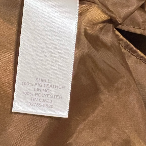 Christopher & Banks Leather Jacket - Picture 7 of 8